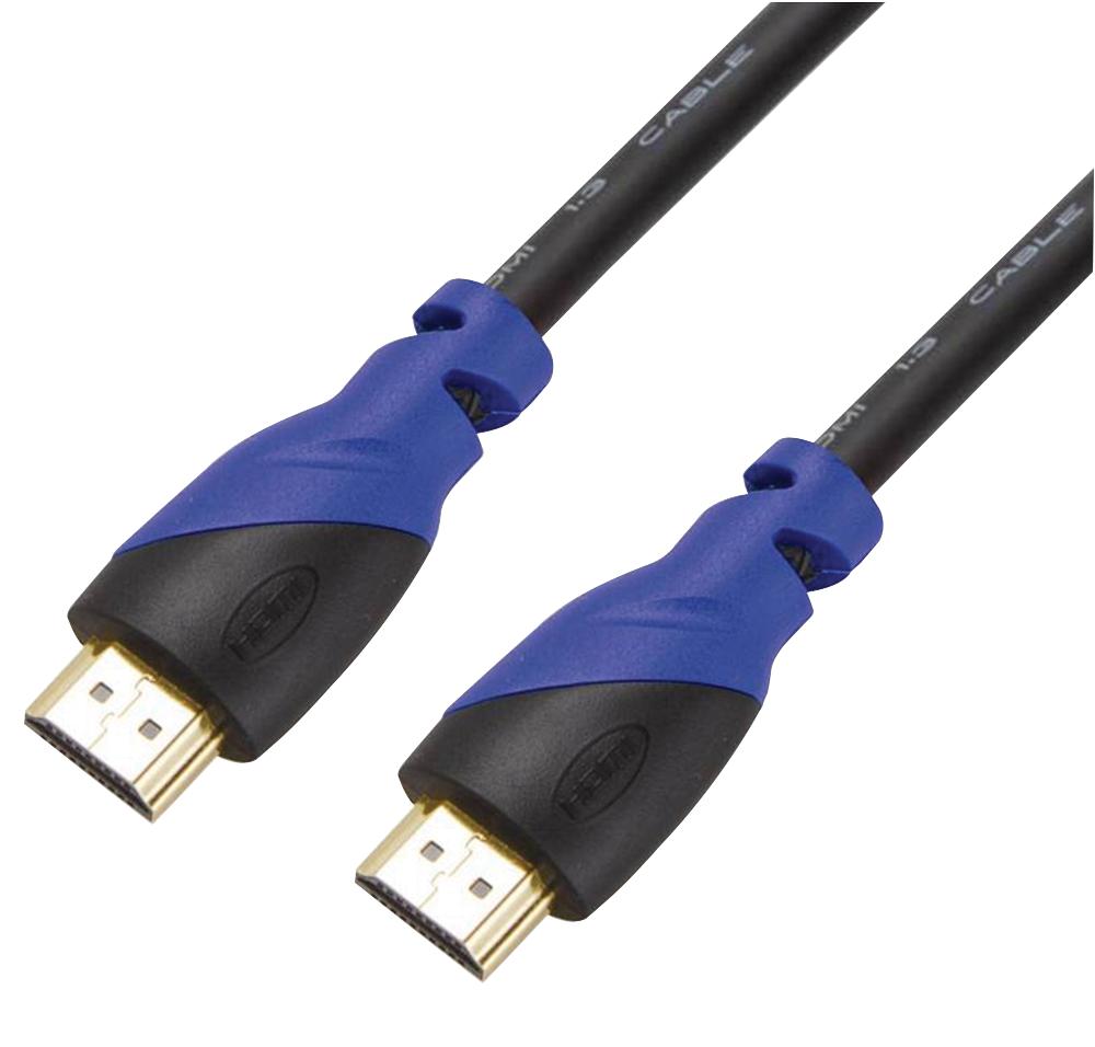 HH2-BB4 4K HDMI LEAD BLACK/BLUE 4M AV STAR