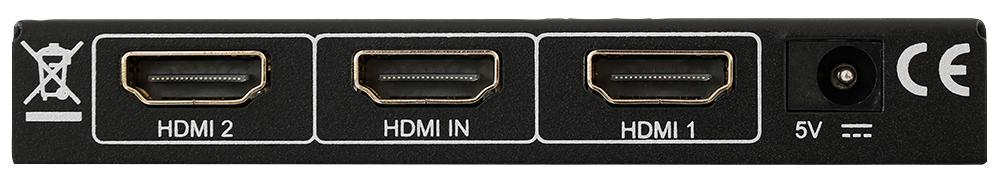 SY-HS12E-18G 2.0 SPLITTER W/EDID, 18GBPS, HDMI, 1:2 SY ELECTRONICS
