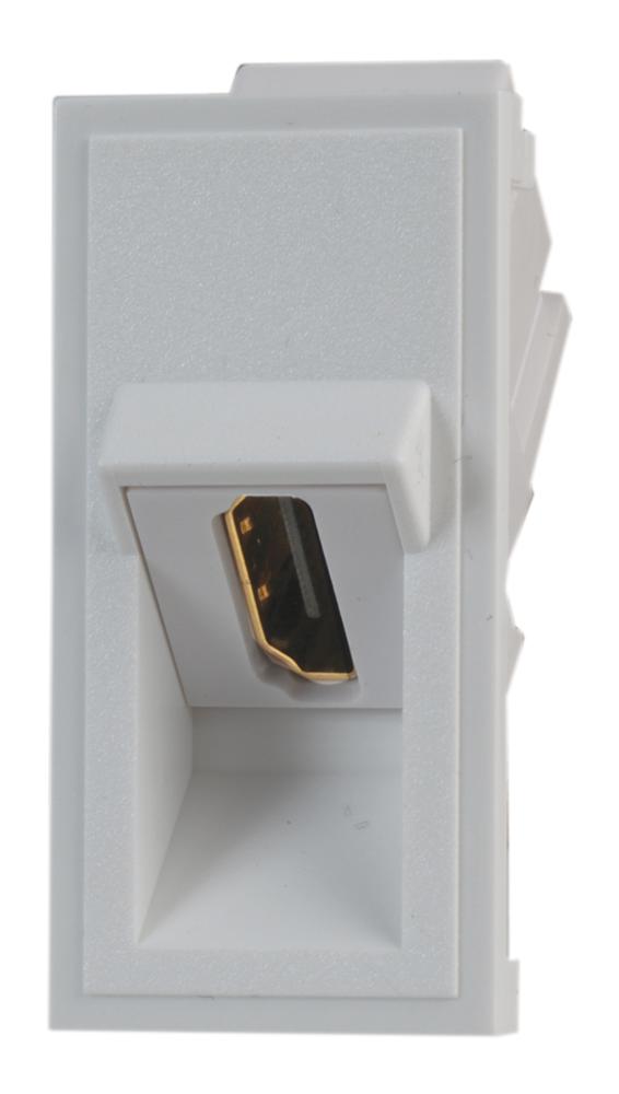 KCHD45WHAX HDMI EURO STYLE WHITE MODULE 25X35MM TUK