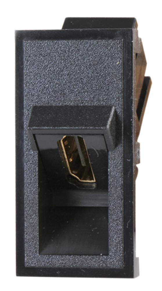 KCHD45BKAX HDMI EURO STYLE BLACK MODULE 25X35MM TUK