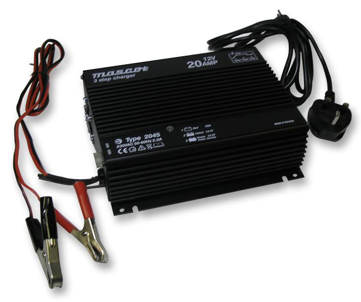 2045000045 CHARGER, LD-ACID, 12V, 20A, UK MASCOT
