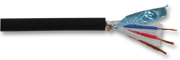 PP3741 CABLE MICROPHONE 5.5MM BLACK 100M PRO POWER