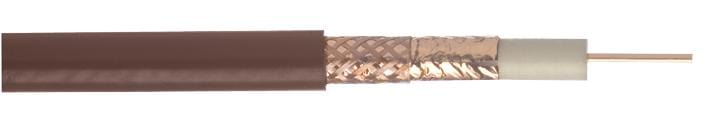 WF100 BROWN 100M WF100 COAXIAL CABLE BROWN 100M WEBRO