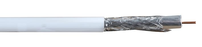 RG6UCCAWHT250MFF CABLE RG6U COAXIAL AL BRAID WHI 250M PRO POWER