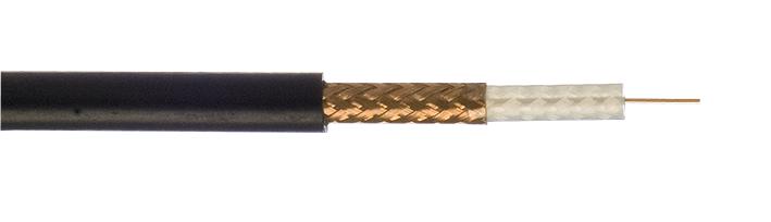 490004-BLK-250 CABLE, COAX RG59 B/U BLACK 250M WEBRO