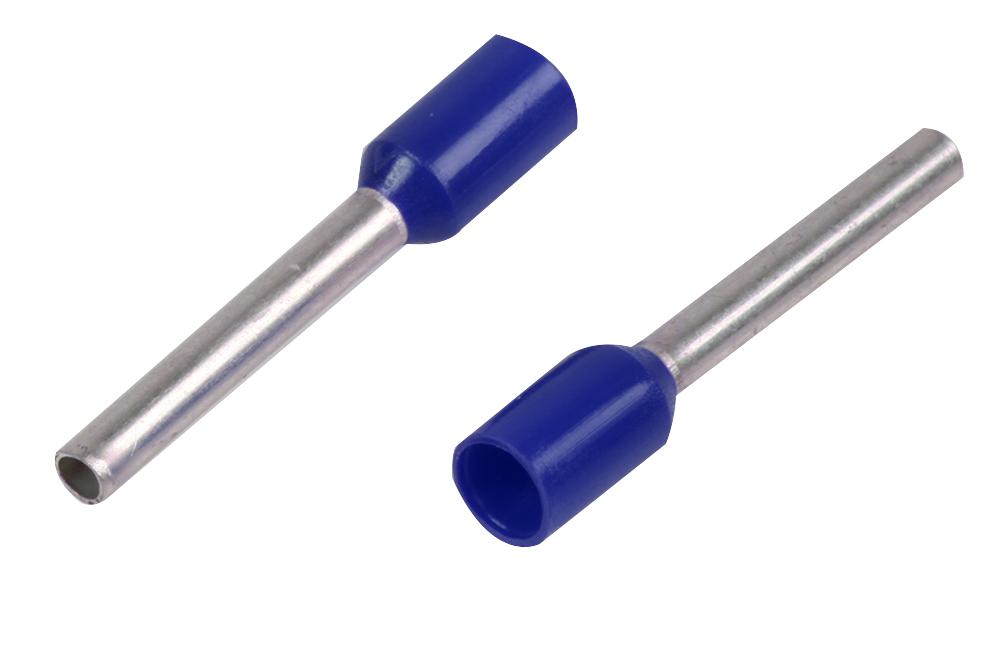 DICE7575 FRENCH SINGLE FERRULE 0.75MM L BLUE PRO POWER