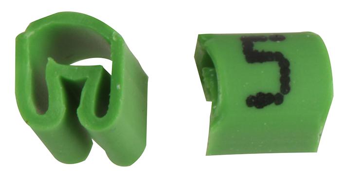 PTV3 5 GREEN 100/BAG CABLE MARKER, NO.5 GREEN BAG100 PRO POWER