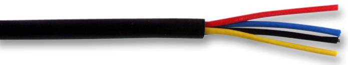 4C ALARM BLACK 100M 4 CORE ALARM CABLE BLACK 100M PRO POWER