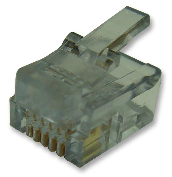 101-060600-24 RJ12 CONN, PLUG, 6P6C, 1PORT, CAT5 SENTINEL