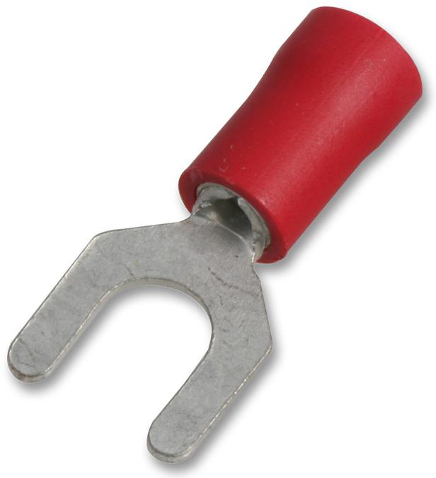 STSV1-4 FORK CRIMP TERMINALS RED 18A 4.00MM PRO POWER