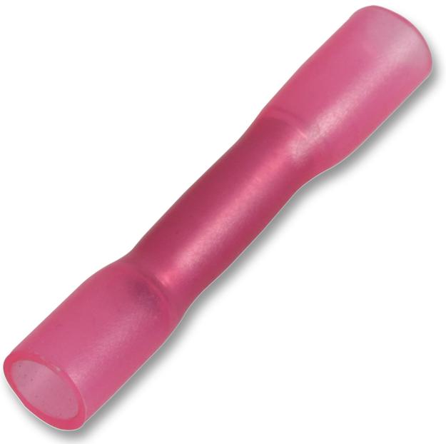 STBHT1 BUTT SPLICE HEATSHRINKABLE RED, PK100 PRO POWER
