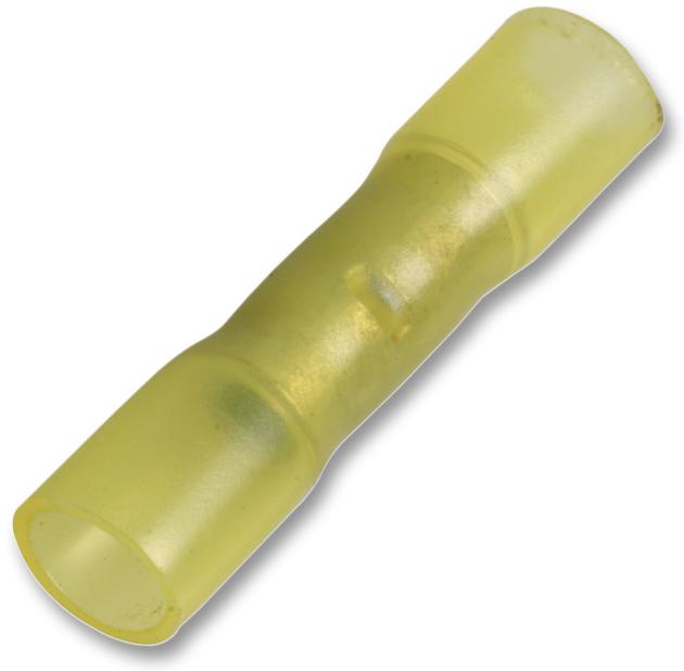 STBHT5 BUTT SPLICE HEATSHRINKABLE YELLOW, PK100 PRO POWER