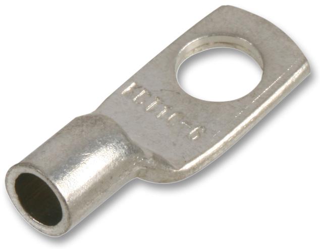 STTK6-5 UNINSULATED CRIMP TERMINALS 6MM, PK10 PRO POWER