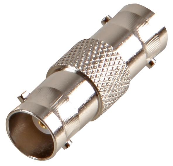 RW1-021 BNC DOUBLE FEMALE ADAPTOR BRASS 75 OHM PRO SIGNAL