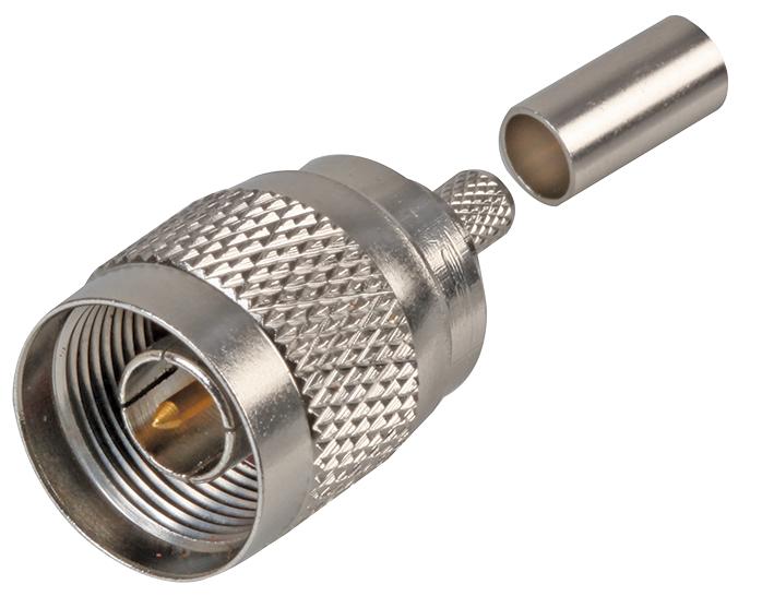 RW3-004A N MALE CRIMP TYPE RG58U PRO SIGNAL