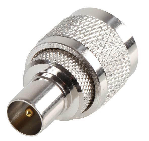 RW3-041 ADAPTOR, N MALE TO TV COAX PLUG PRO SIGNAL