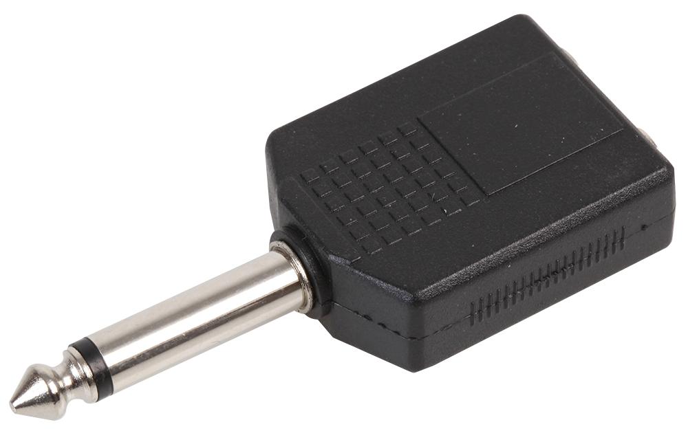 PSG08553 6.35MM JACK ADAPTOR, 2X MONO TO MONO PRO SIGNAL