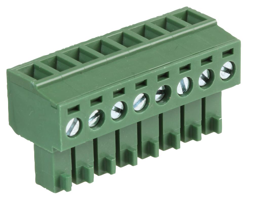 MC000101 TERMINAL BLOCK, PLUGGABLE, 8POS, 16AWG MULTICOMP PRO