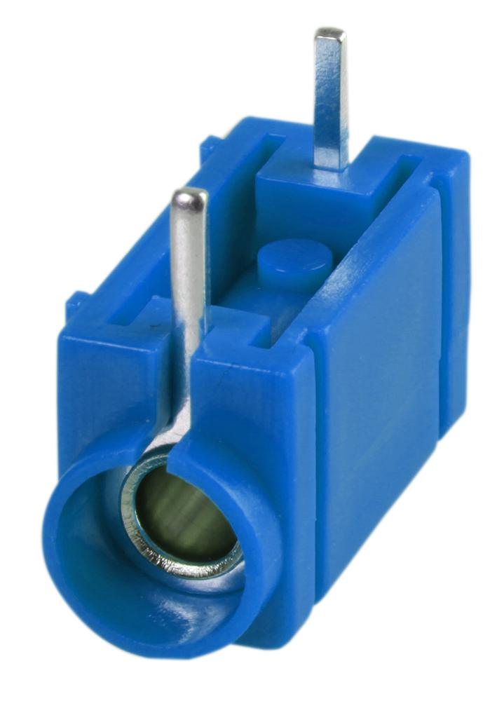 24.243.5 SOCKET, 4MM, PCB, BLUE MULTICOMP