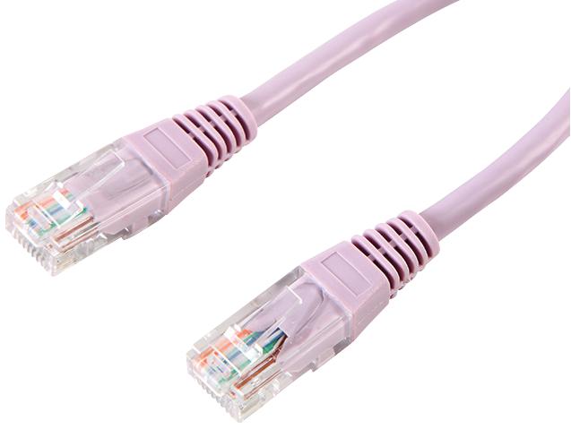 PS11070 PATCH LEAD, CAT 5E, 2M VIOLET PRO SIGNAL