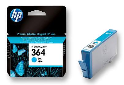 CB318EE INK CARTRIDGE, HP364, CYAN HEWLETT PACKARD