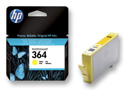 CB320EE INK CARTRIDGE, HP364, YELLOW HEWLETT PACKARD