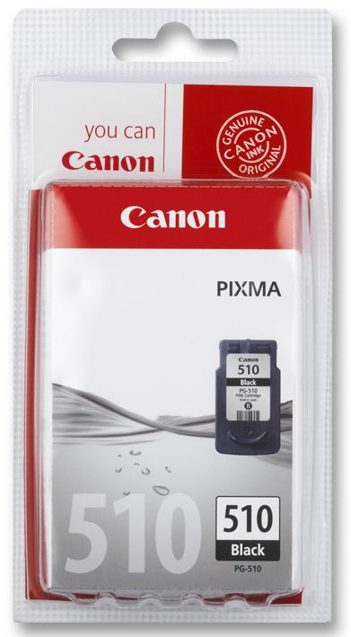 PG-510 INK CARTRIDGE, PG-510, BLACK ORIG CANON