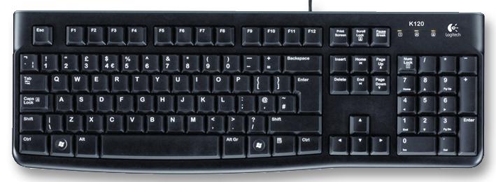 920-002524 KEYBOARD, K120 BUSINESS, LOGITECH UK LOGITECH