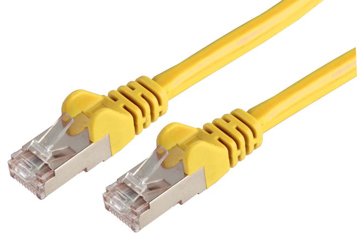 PSG90862 PATCH CORD, RJ45 PLUG, CAT6A, 0.2M, YEL PRO SIGNAL