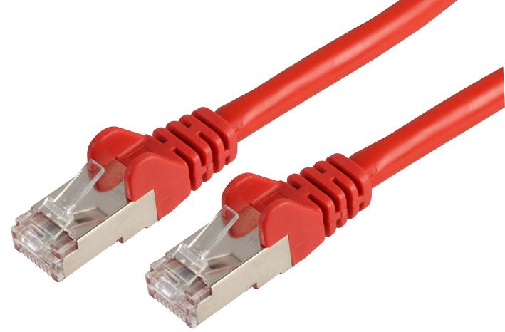 PSG90823 PATCH CORD, RJ45 PLUG, CAT6A, 2M, RED PRO SIGNAL