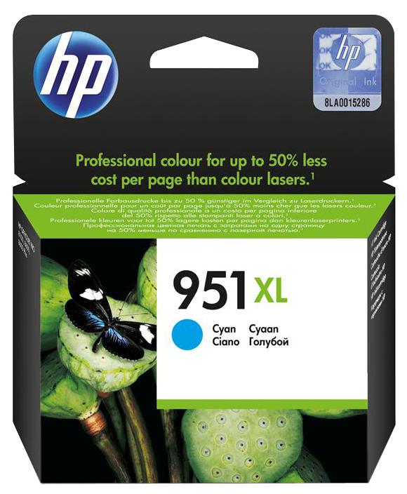 CN046AE INK CART, CN046AE, HP951XL, CYAN HEWLETT PACKARD