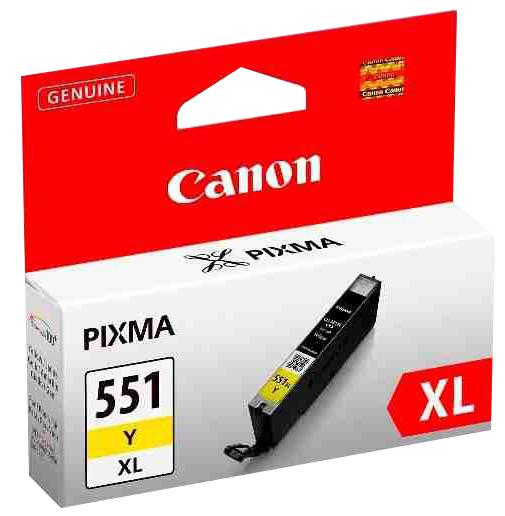 CLI551XLY INK CARTRIDGE, ORIGINAL, YELLOW, CANON CANON