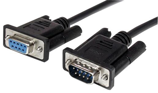 MXT10050CMBK COMP CABLE, 9P D-SUB PLUG-SKT, 0.5M, BLK STARTECH