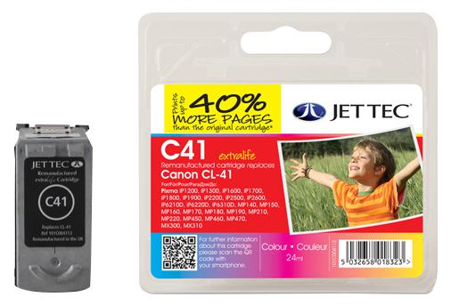 C41 INK CART, REMAN., CL-41 COLOUR JET TEC