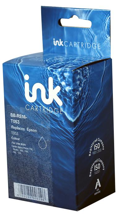 BB-REM-T053 INK CART, REMAN, T053 COLOUR UNBRANDED