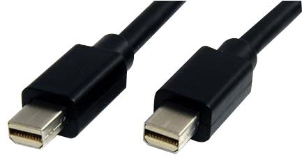 MDISP2M LEAD, MINI DISPLAYPORT 1.2 M-M 2M BLACK STARTECH