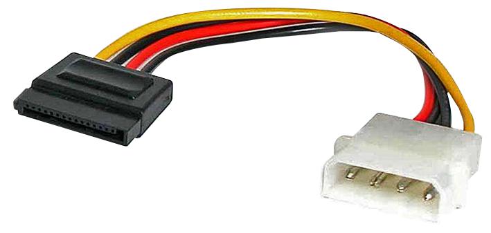 SATAPOWADAP CABLE, 4 PIN MOLEX-SATA POWER ADAPTER STARTECH
