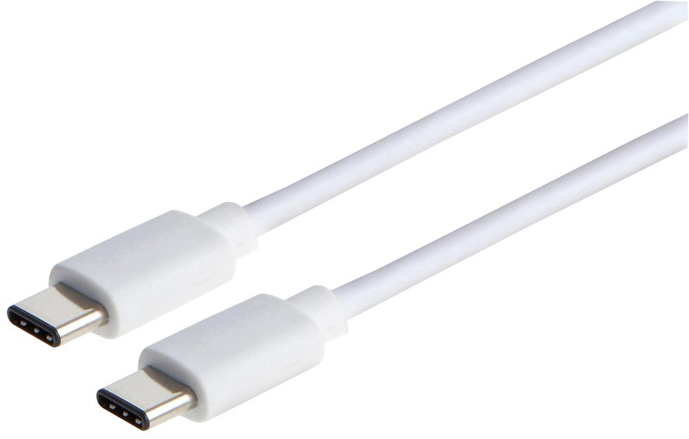 PSG91490 LEAD, USB2.0 TYPE C-TYPE C, WHITE 1M PRO SIGNAL