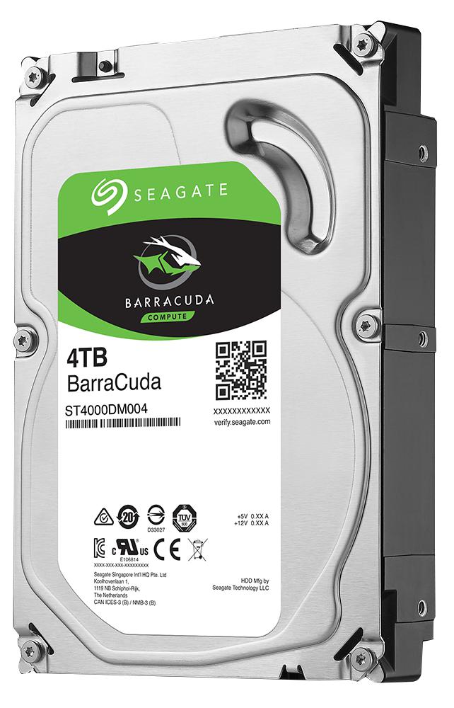 ST4000DM004 DRIVE, 3.5IN DESKTOP, BARRACUDA 4TB SEAGATE