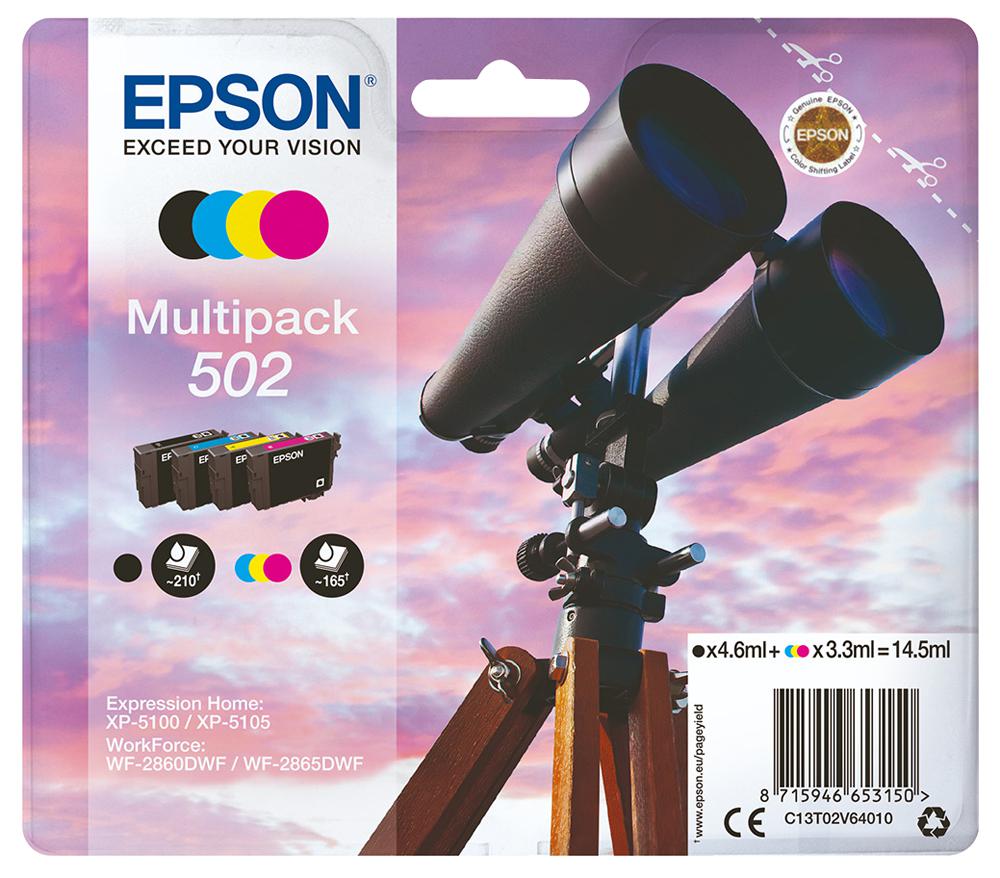C13T02V64010 INK CARTRIDGE, T02V6, BCMY, EPSON EPSON