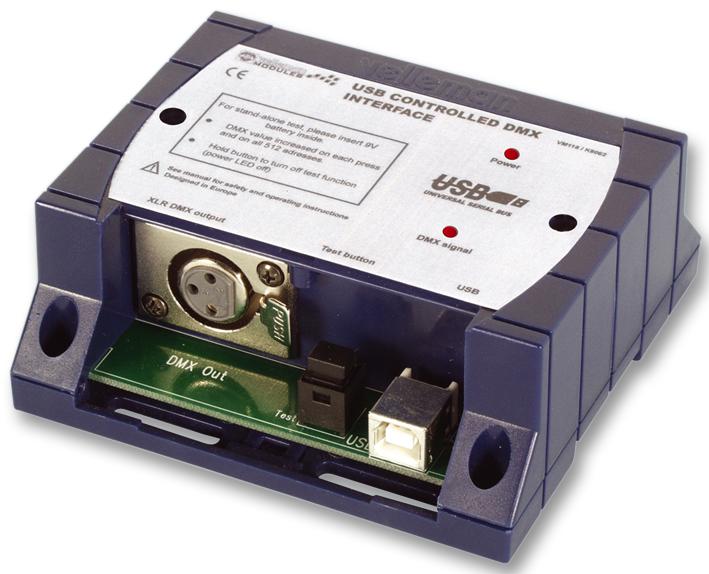 K8062 DMX INTERFACE, USB CONTROLLED VELLEMAN KIT