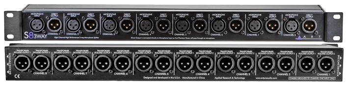 S8-3WAY SPLITTER, 8 CHANNEL, 3 WAY, MIC ART