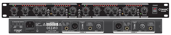 CL22 COMPRESSOR STEREO, LIMITER/GATE CITRONIC