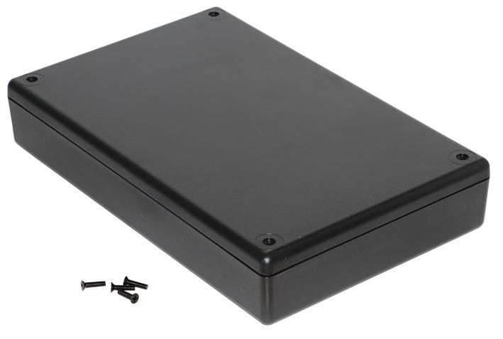 1599KBK CASE, ABS, BLACK, 40.5X140X220MM HAMMOND