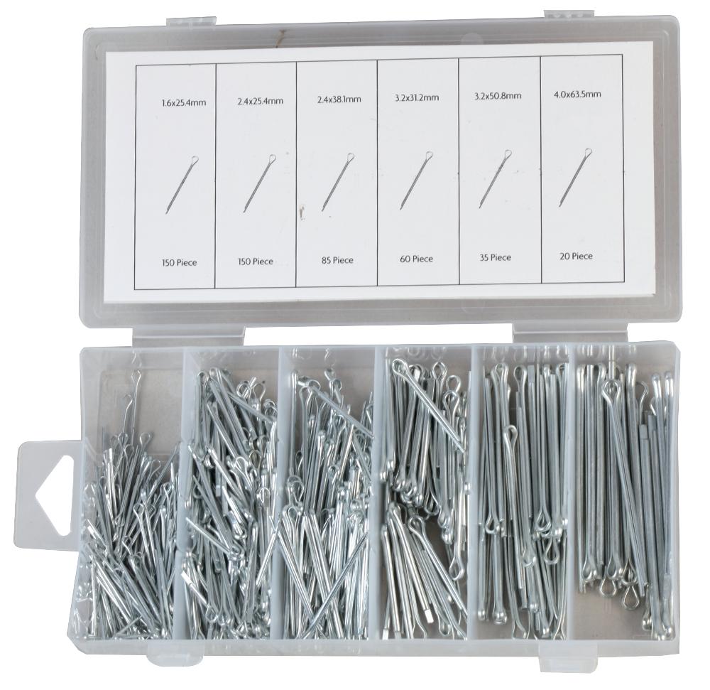 D00366 COTTER PIN ASSORTMENT, 500PC DURATOOL