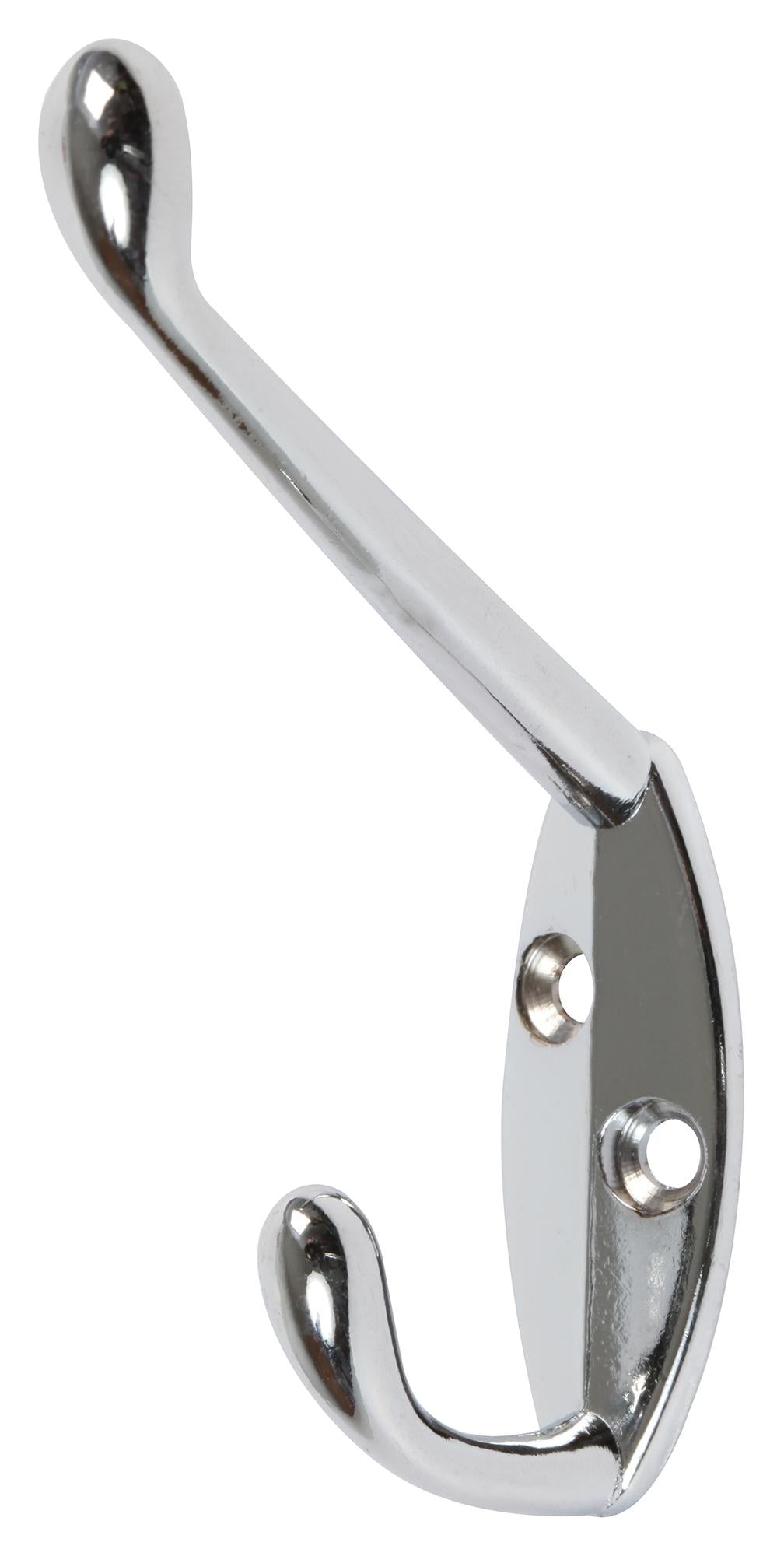 D00887 HOOK, HAT AND COAT, CHROME (PK5) DURATOOL