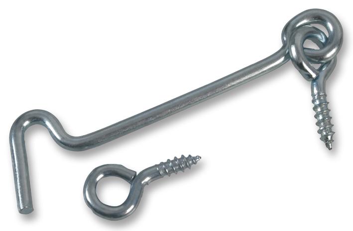 D01243 GATE HOOKS, ZINC PLATED, 2IN (PK10) DURATOOL