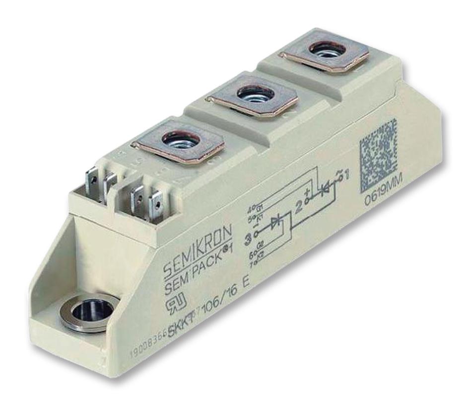SKKT106B12E THYRISTOR MODULE, 115A, 1200V SEMIKRON