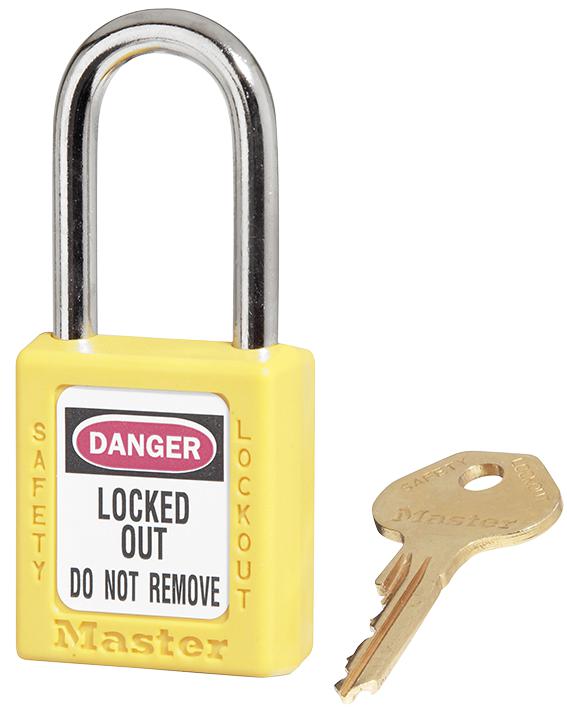 410YLW ZENEX LOCKOUT PADLOCK YELLOW MASTER LOCK