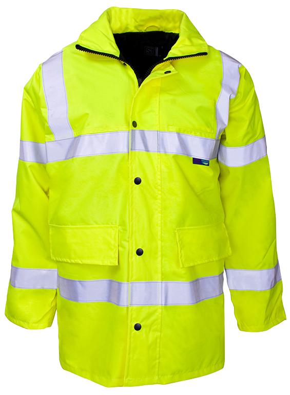35423 HI-VIS JACKET, YELLOW, L ST